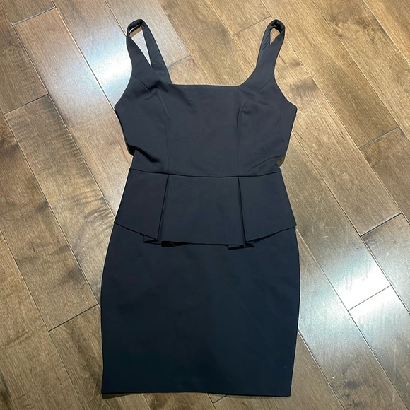 Robert Rodriguez black peplum dress size 6 - Picture 1 of 3